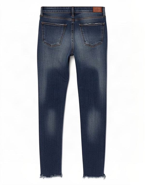 Jeans skinny effetto invecchiato Zara da donna EU 34 2XS W24 L26 Blu