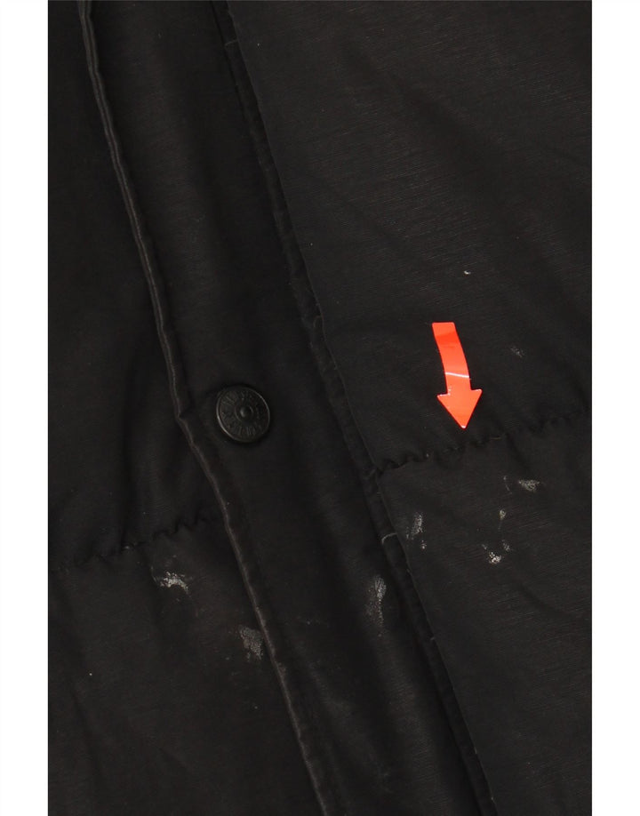 LEVI'S Mens Padded Jacket UK 42 XL Black Nylon Vintage Levi's and Second-Hand Levi's from Messina Hembry 