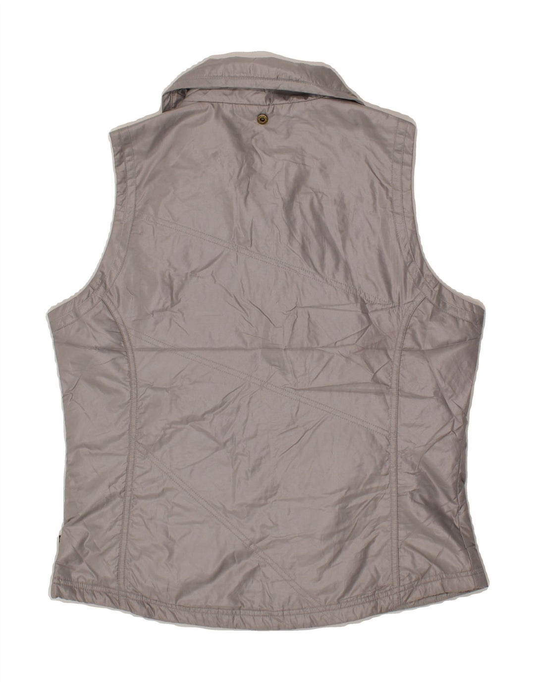 COLUMBIA Womens Padded Gilet UK 16 Large Silver Polyester Vintage Columbia and Second-Hand Columbia from Messina Hembry 