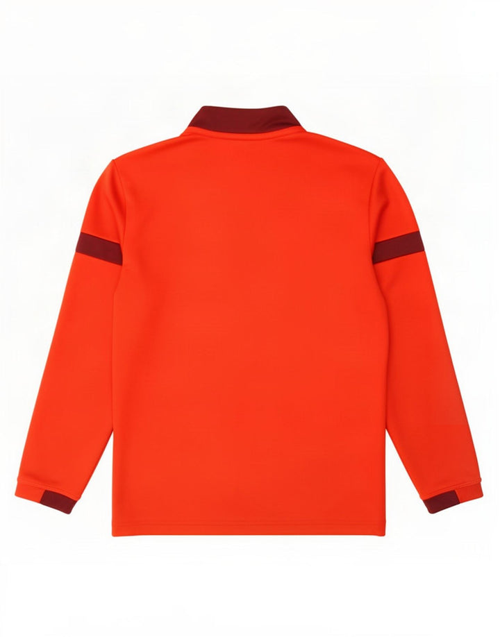 Maglia da tuta Puma da ragazzo con zip e collo, 11-12 anni, colore rosso