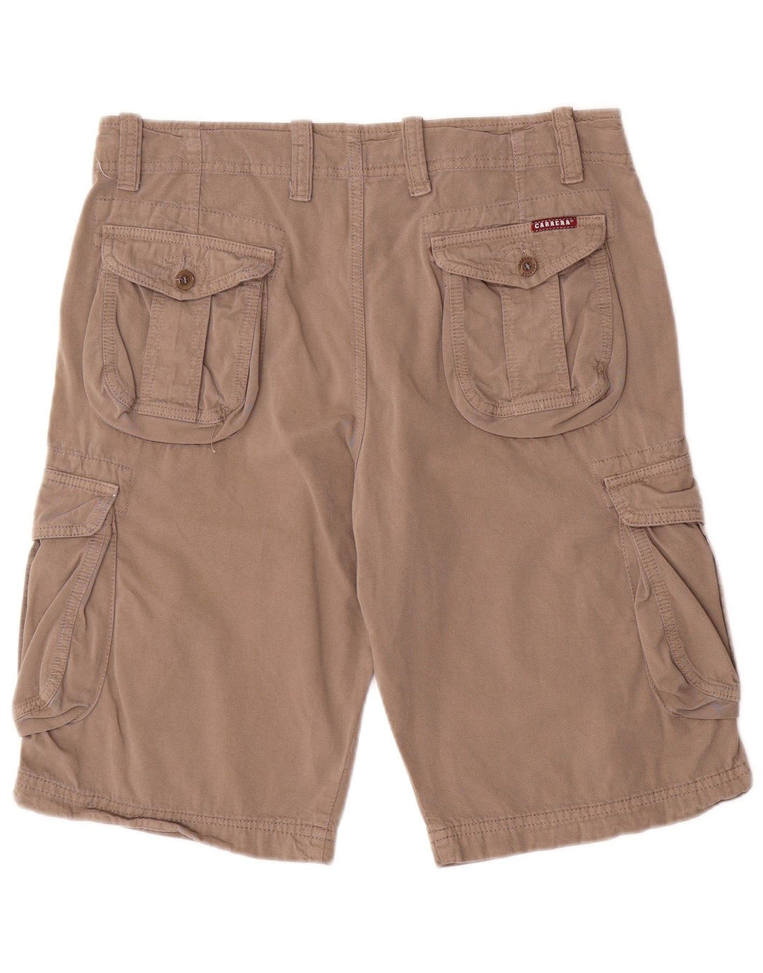Pantaloncini cargo da uomo Carrera W34 Large in cotone grigio