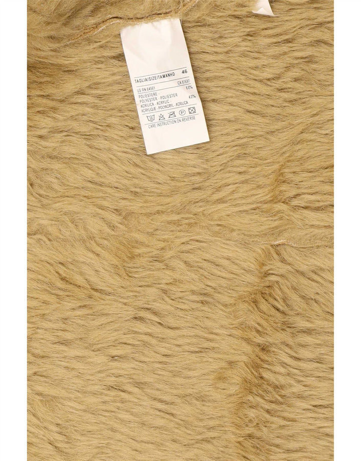 Giacca Sherpa Donna Benetton IT 46 Large Verde Poliestere