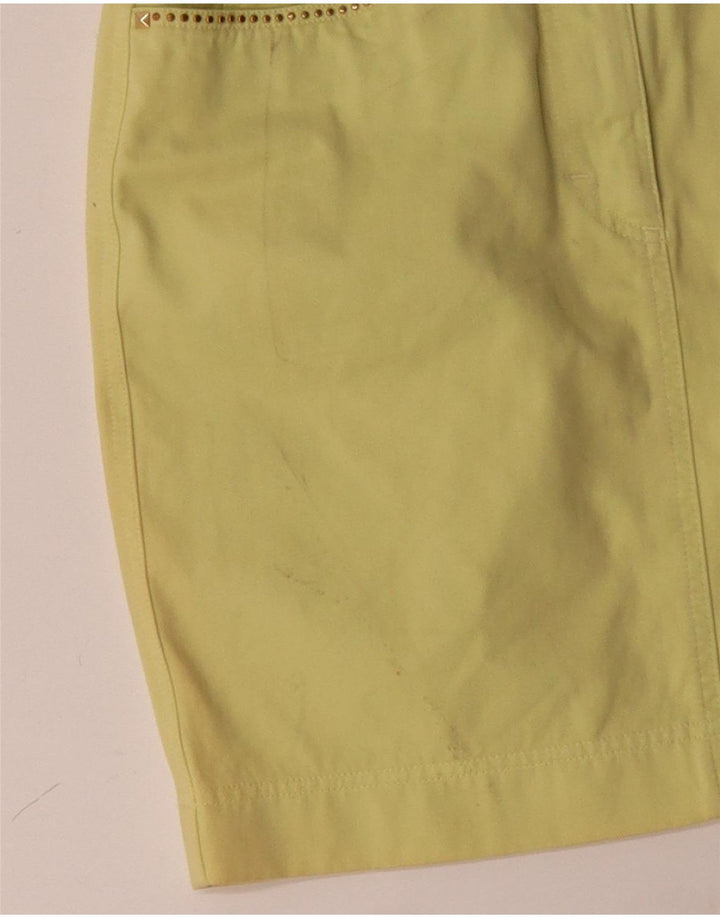 Minigonna da donna Laurel EU 38 media W28 cotone giallo