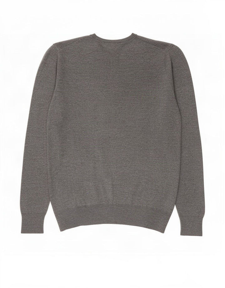 Maglione Zara da uomo con scollo a V XL grigio