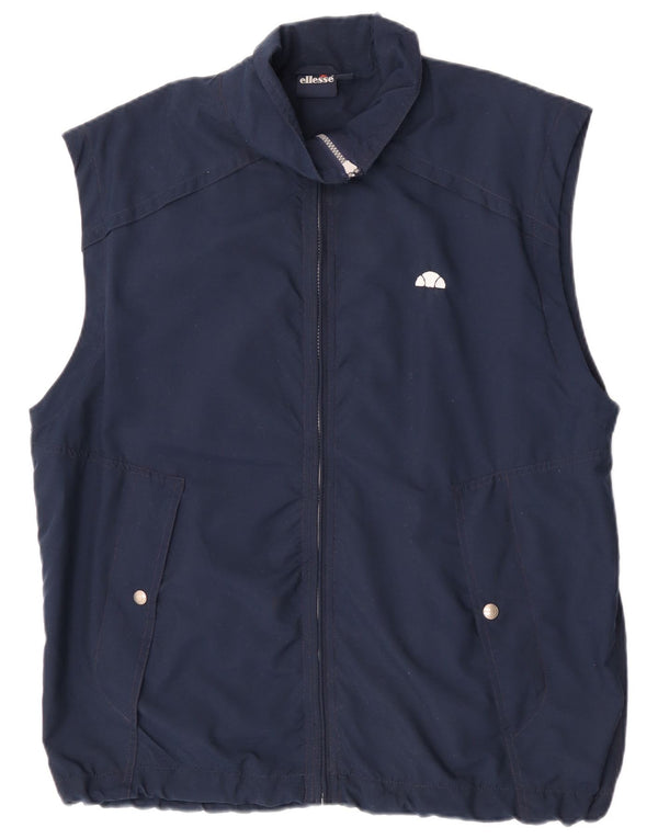 Giacca sportiva senza maniche da uomo Ellesse IT 52 Large Blu Navy