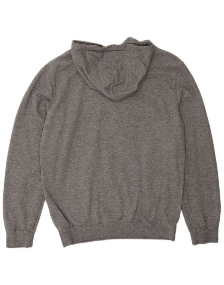 Maglione con cappuccio grafico da uomo CHAMPION in cotone grigio medio