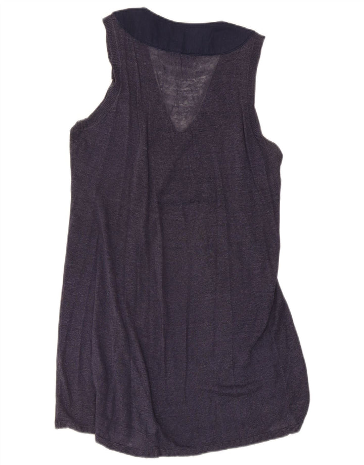 Canotta da weekend da donna Max Mara UK 8 Small Blu Navy