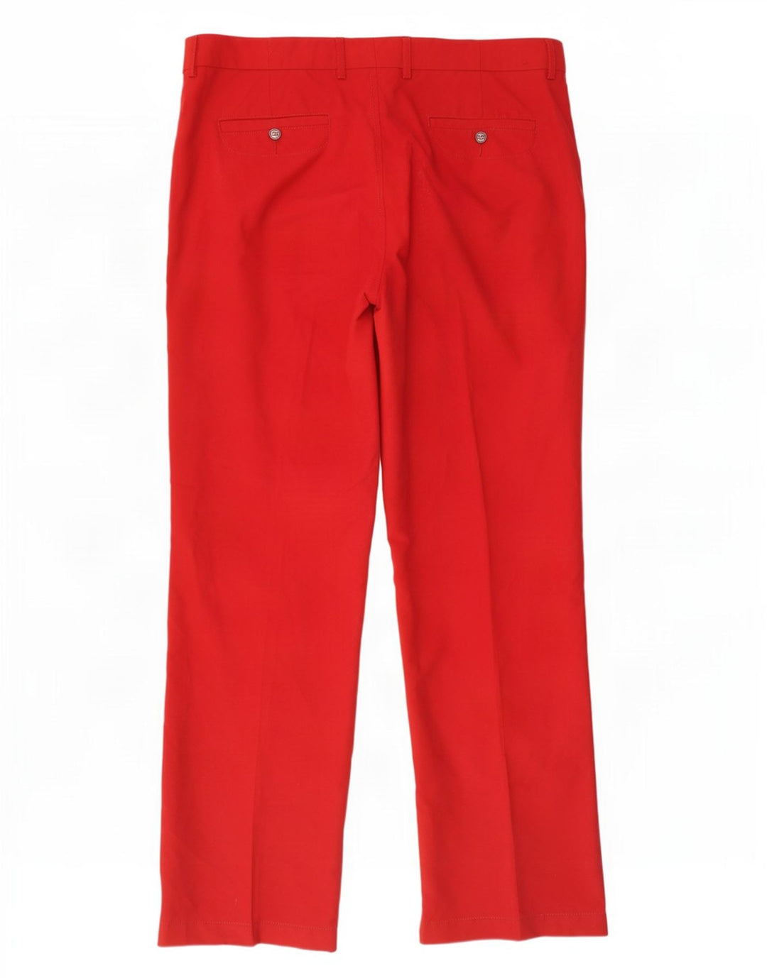 Pantaloni da abito dritti da uomo Kartel W38 L33 poliestere rosso