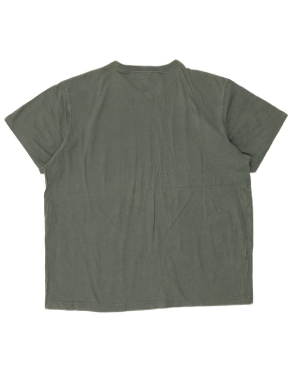 T-shirt da uomo EDDIE BAUER grande in cotone kaki