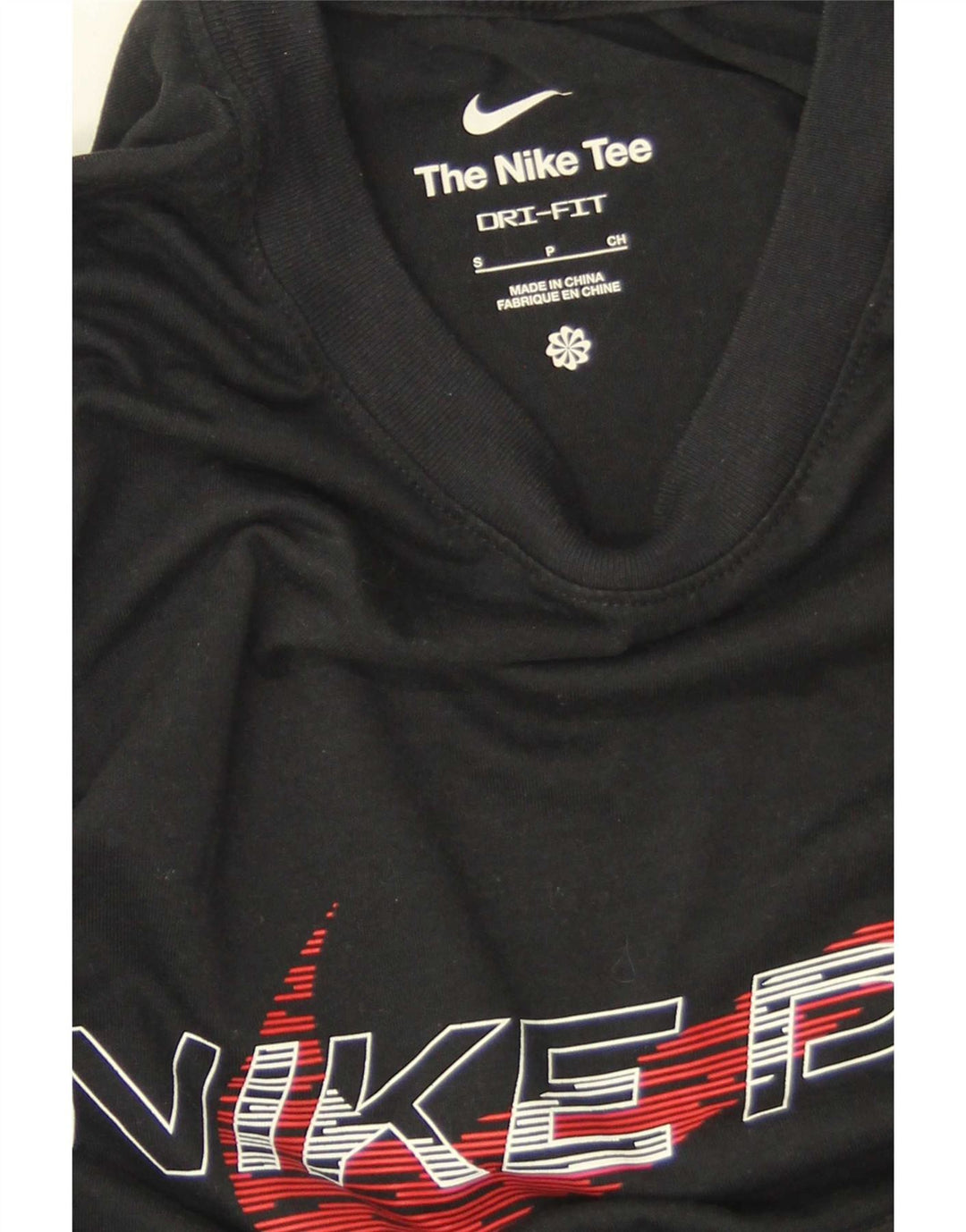 T-shirt grafica Nike Dri Fit da uomo, piccola, nera