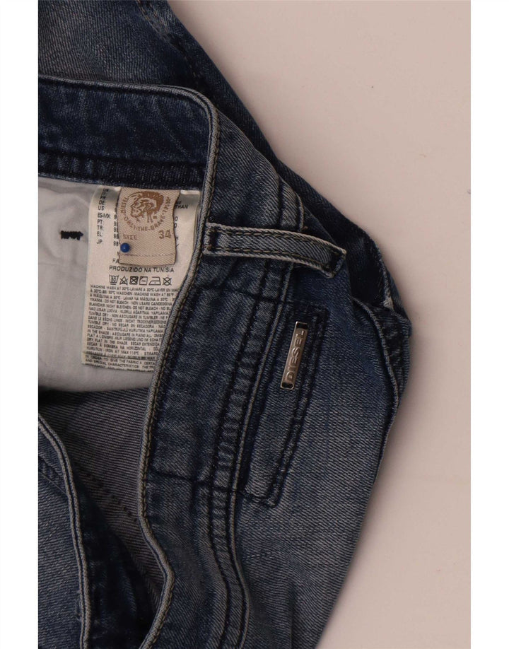 Jeans slim da uomo Diesel W34 L34 cotone blu
