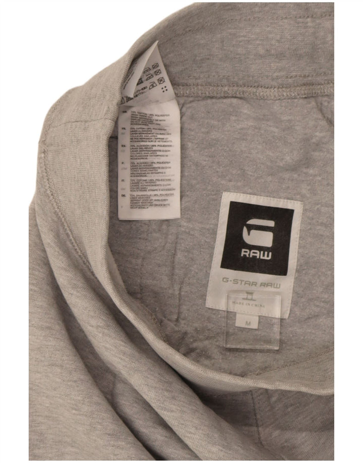 Pantaloncini sportivi grafici da uomo G-Star in cotone chiazzato grigio medio