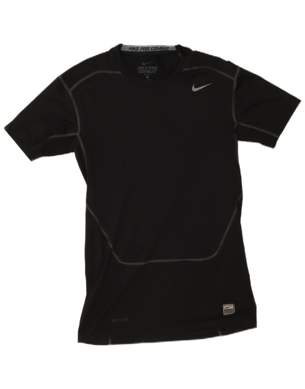 T-shirt grafica da uomo Nike Dri Fit Top XL poliestere color block nero