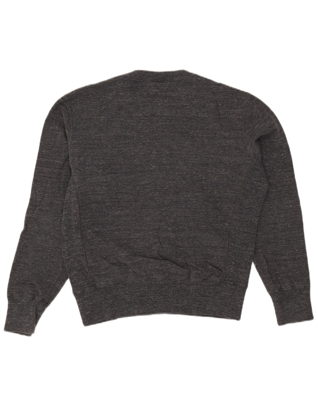 Maglione maglione girocollo da uomo Champion in cotone screziato grigio medio