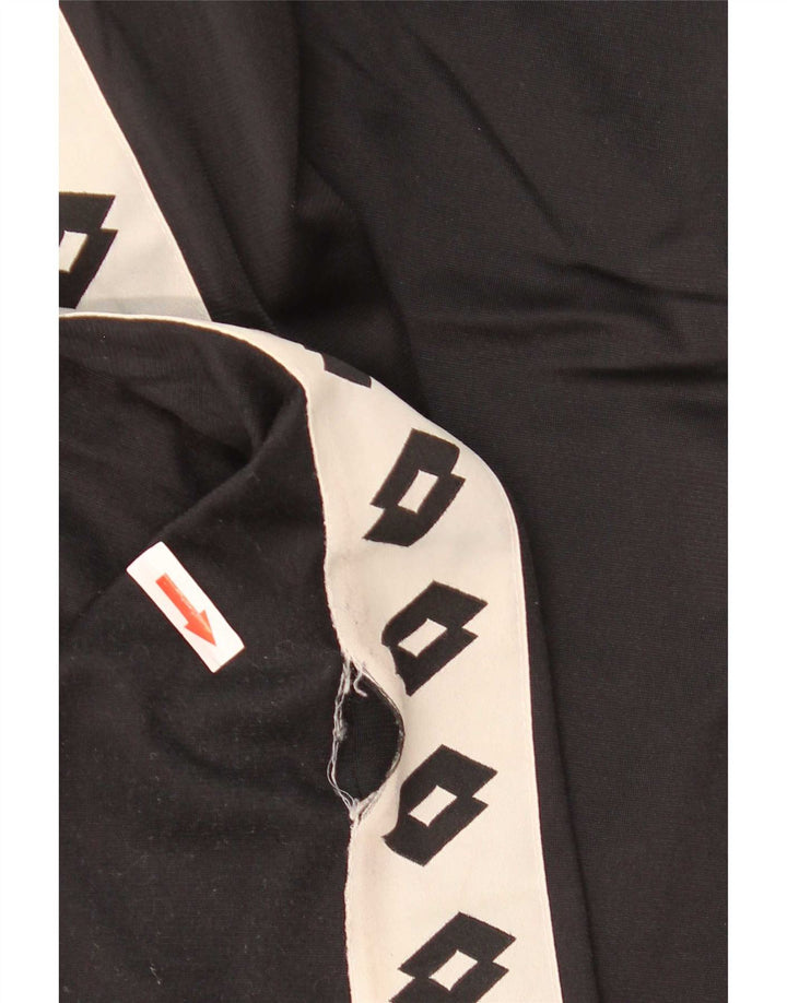 Pantaloni da tuta con grafica da uomo Lotto Large Black Colourblock