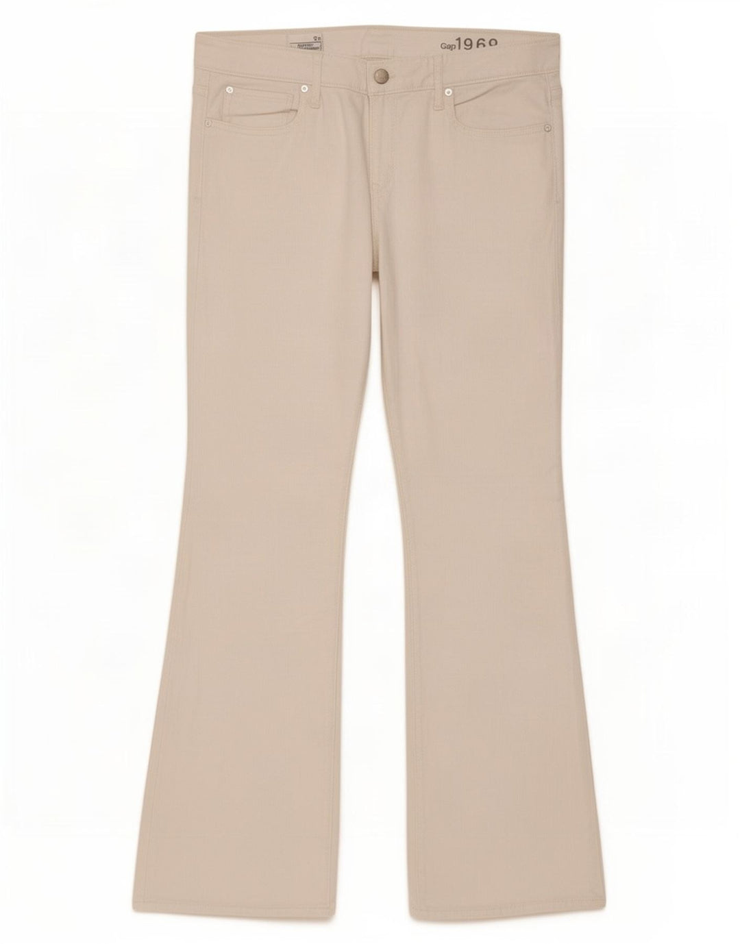 Jeans bootcut sexy da donna Gap W31 L32 cotone bianco