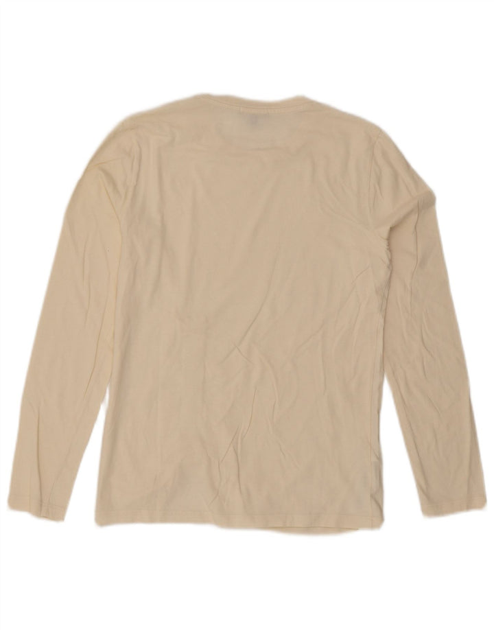 Maglia da donna a maniche lunghe Massimo Dutti UK 6 XS cotone bianco