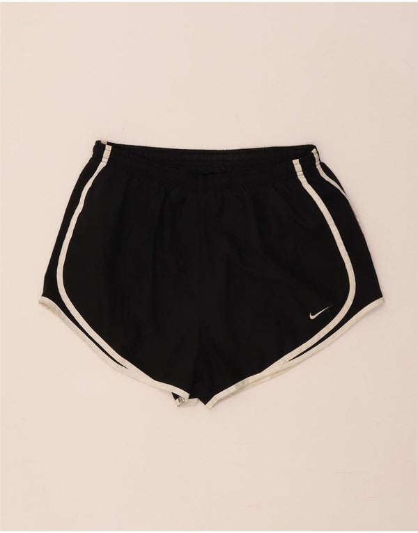 Pantaloncini sportivi Nike da donna Dri Fit UK 14 medio nero poliestere