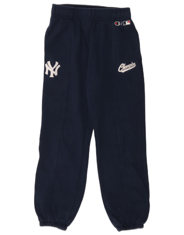Pantaloni da tuta da uomo Champion New York Yankees Joggers piccoli blu navy