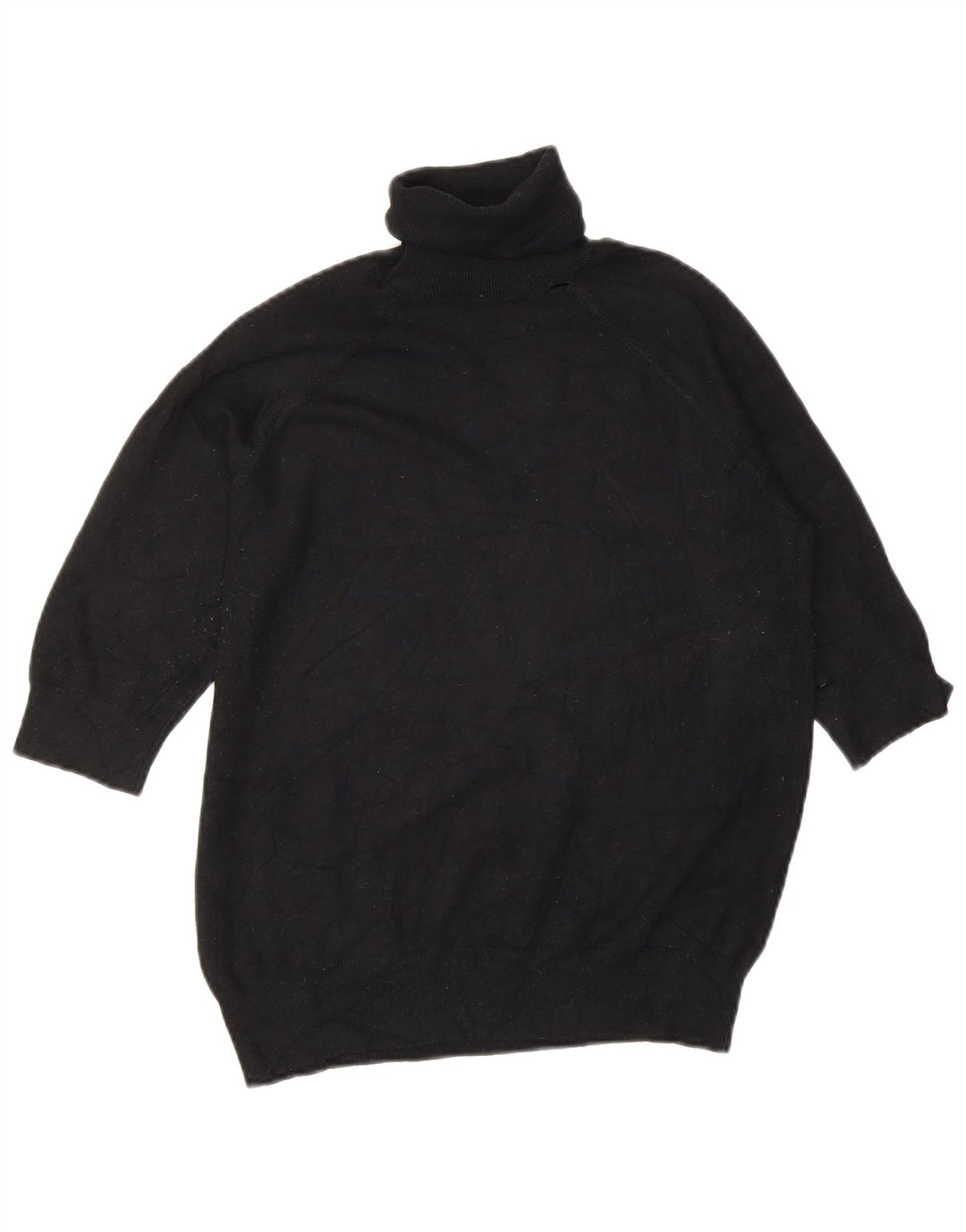 Maglione maglione collo alto da donna Zara UK 14 medio nero