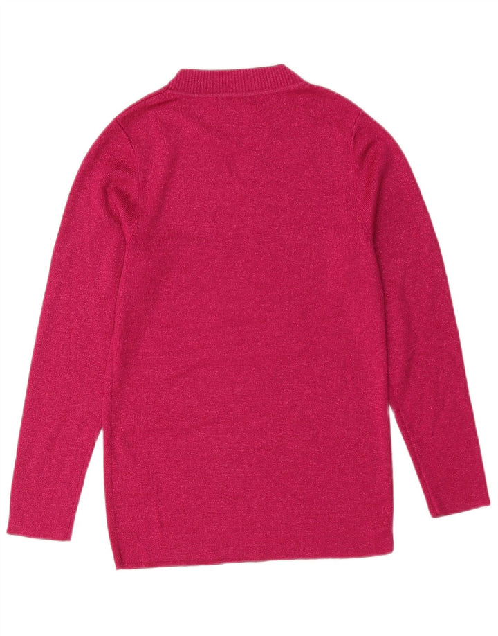 Maglione maglione collo alto per ragazze Lipsy 13-14 anni poliestere rosa