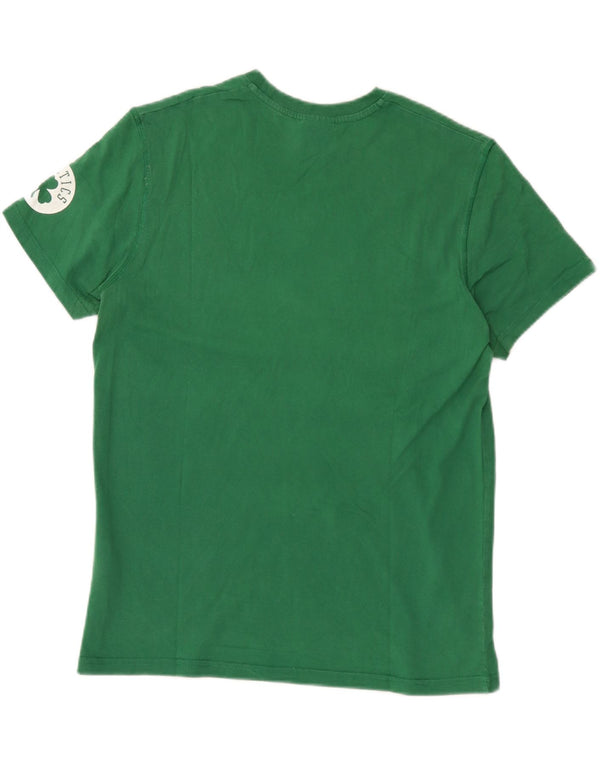 Maglietta grafica da uomo Adidas Boston Celtics Top XL in cotone verde