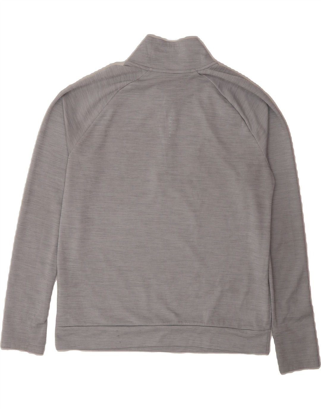 NIKE Womens Dri Fit Pullover Tracksuit Top UK 14 Medium Grey Flecked Vintage Nike and Second-Hand Nike from Messina Hembry 