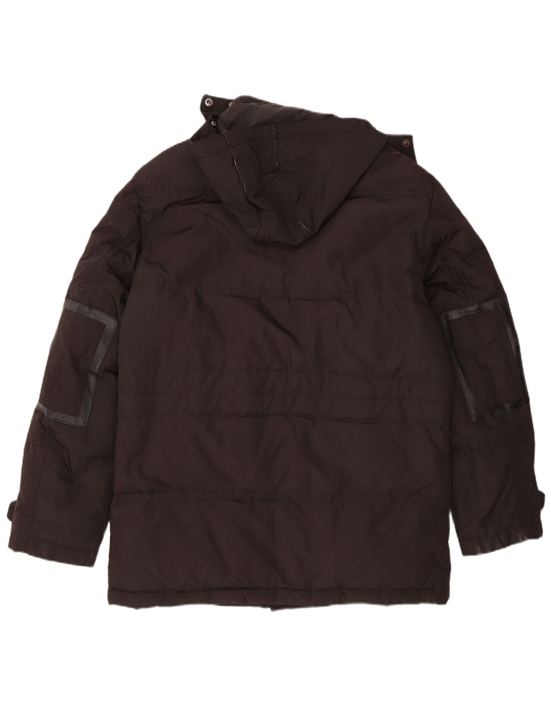 Giacca Parka da uomo con cappuccio Navigare UK 40 Large Nero Poliestere