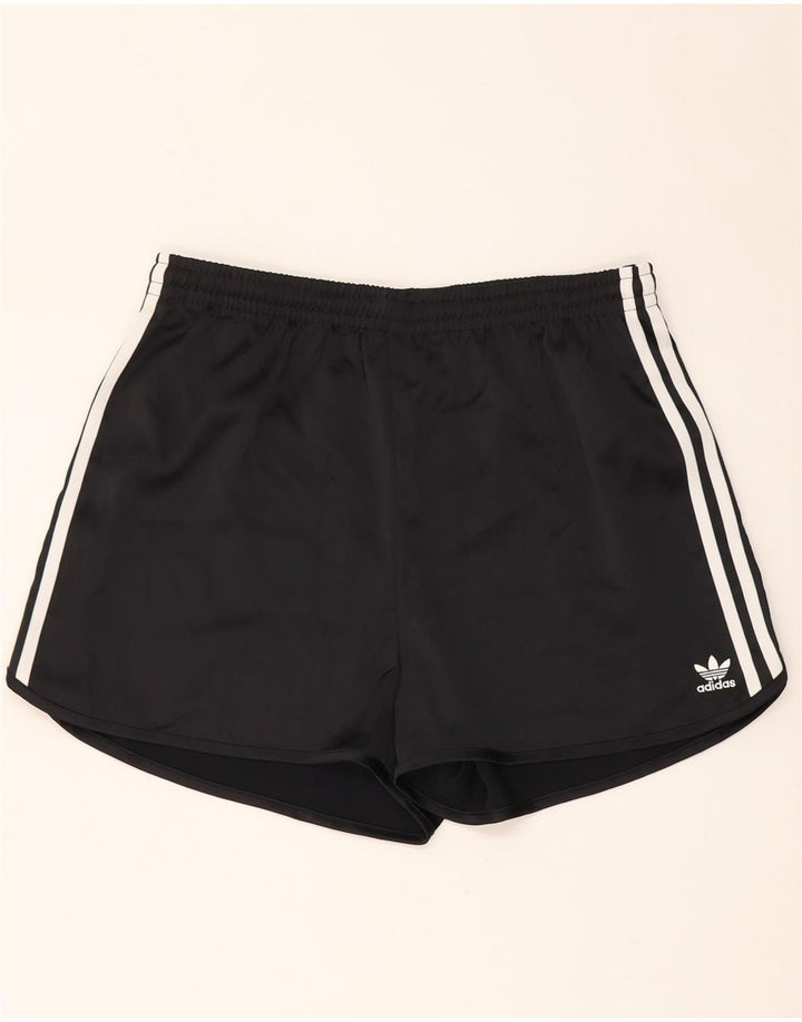 Pantaloncini sportivi ADIDAS da donna UK 16/18 Large Nero Poliestere