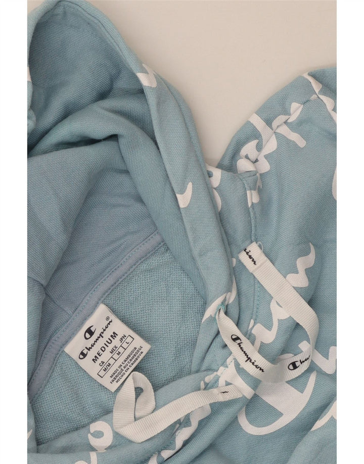 Maglione con cappuccio grafico da donna CHAMPION UK 12 Blu medio