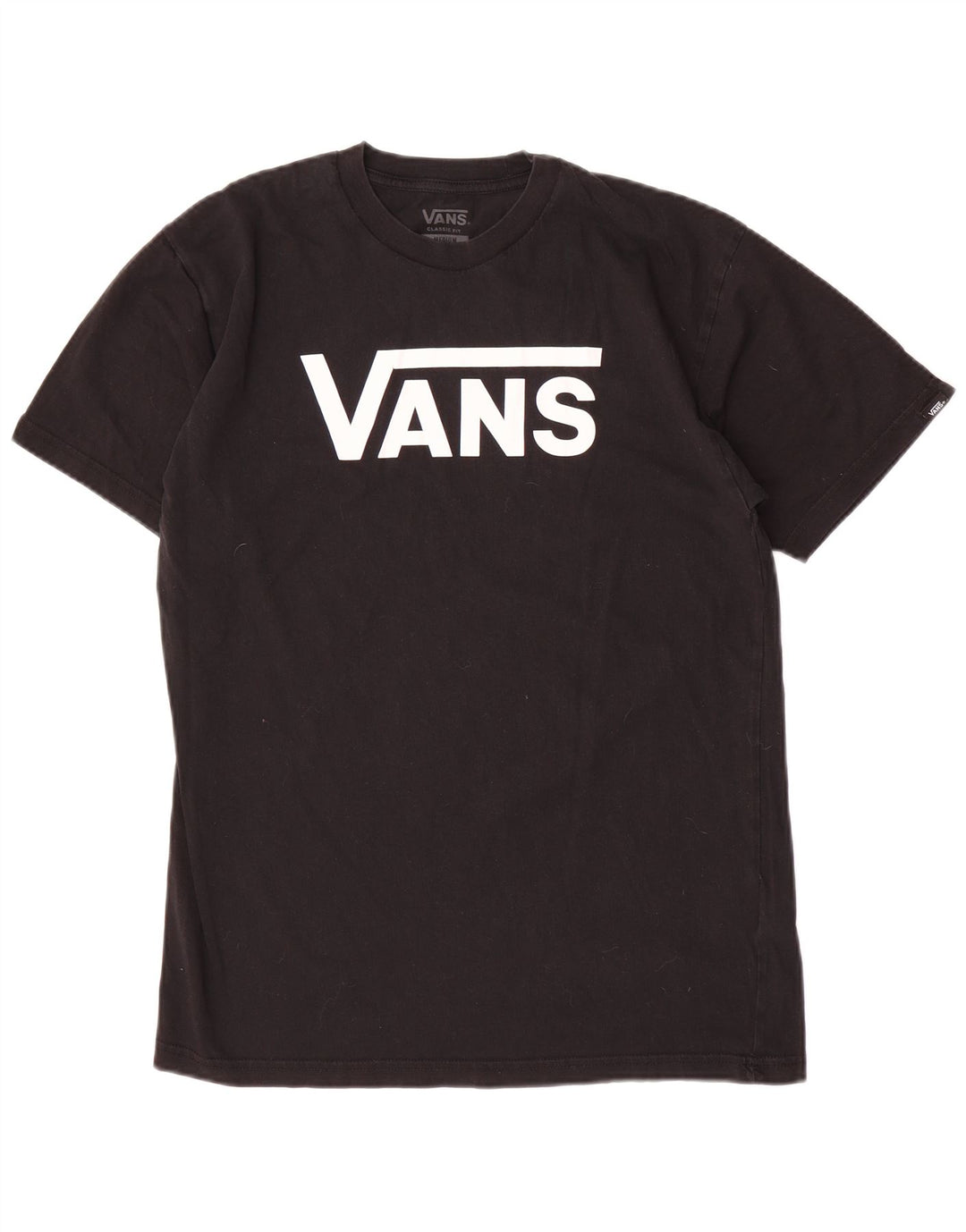 T-shirt grafica da uomo con vestibilità classica Vans, cotone medio nero
