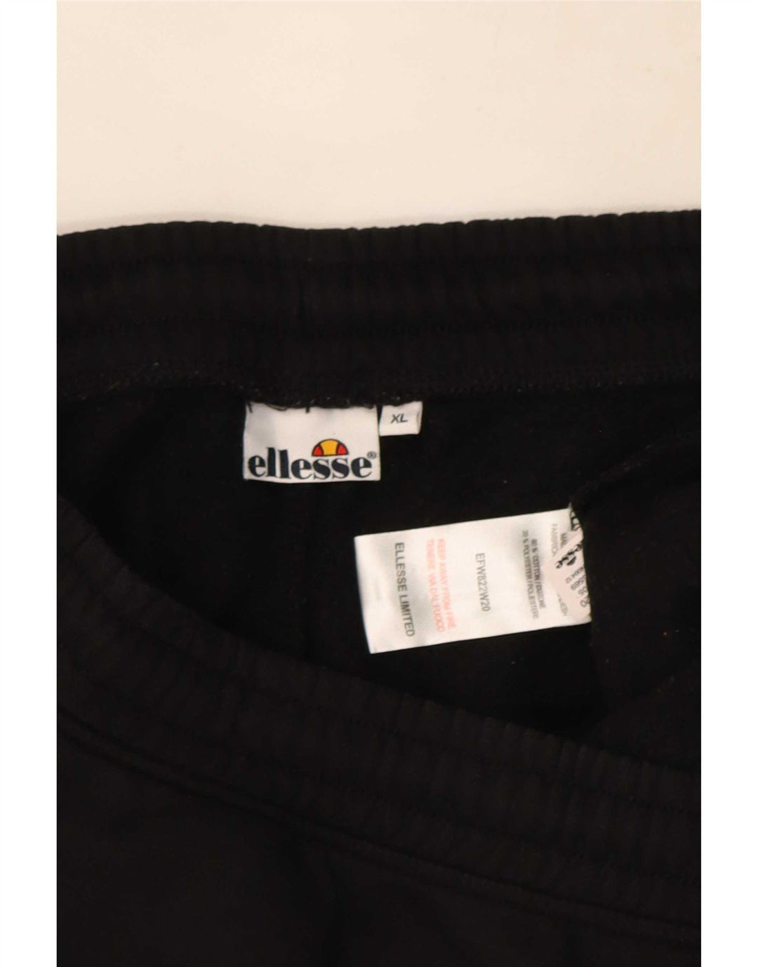 Pantaloni da tuta da uomo Ellesse Joggers XL in cotone nero