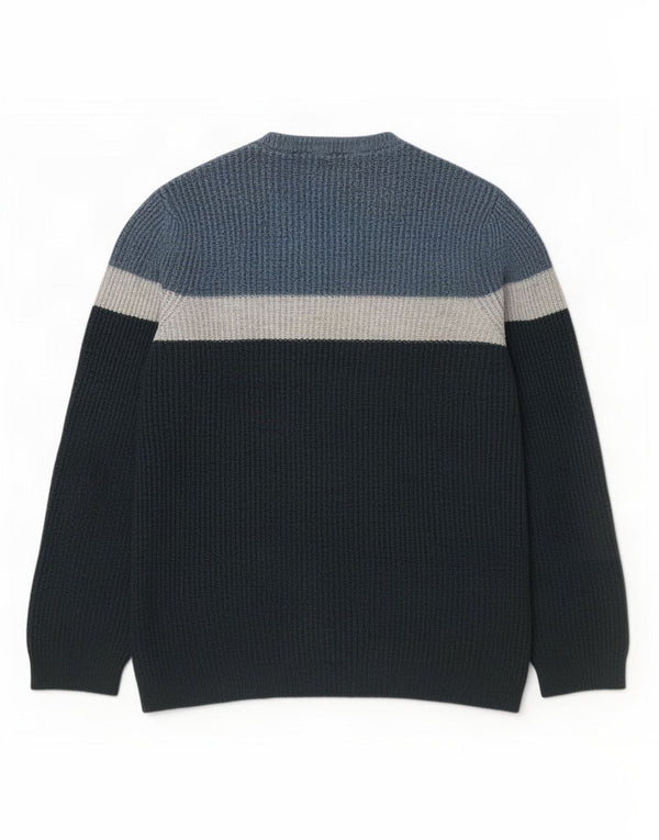 Maglione maglione con scollo a barca da donna Marks & Spencer UK 18 XL Blocco colore verde
