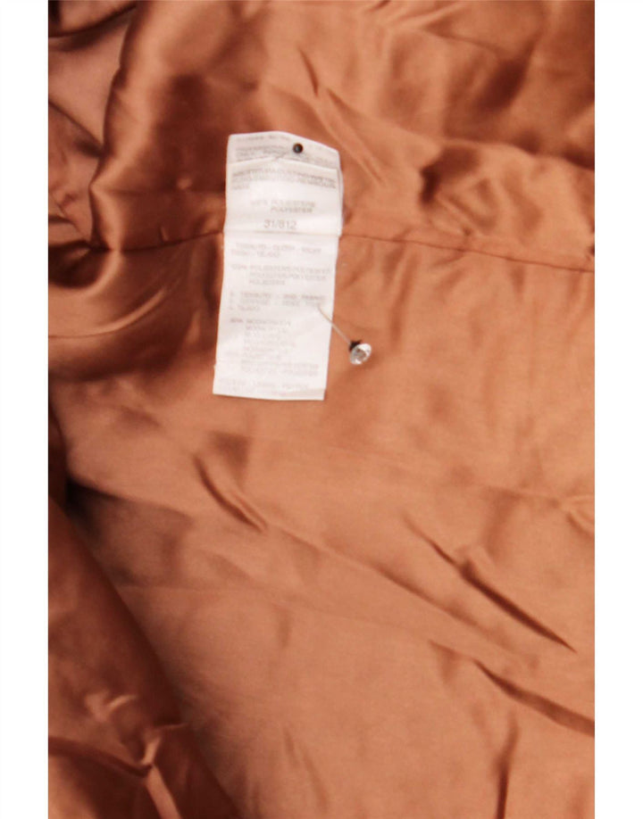 Soprabito oversize da donna con motivo astratto Marella UK 16 grande marrone
