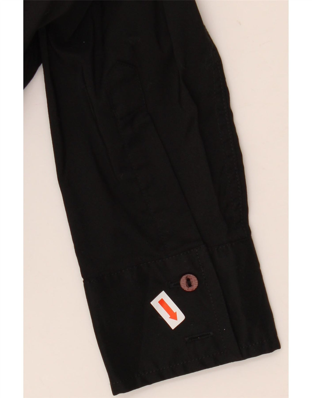 Body Trussardi Donna Manica Lunga UK 12 Medio Nero Cotone