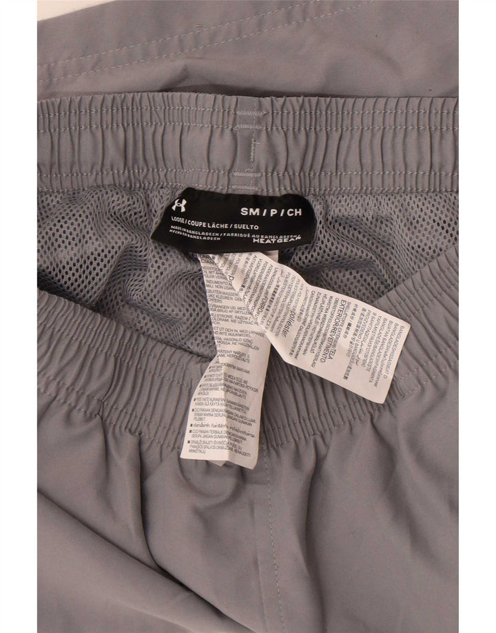 Pantaloncini sportivi Under Armour da uomo Heat Gear Graphic piccoli in poliestere grigio