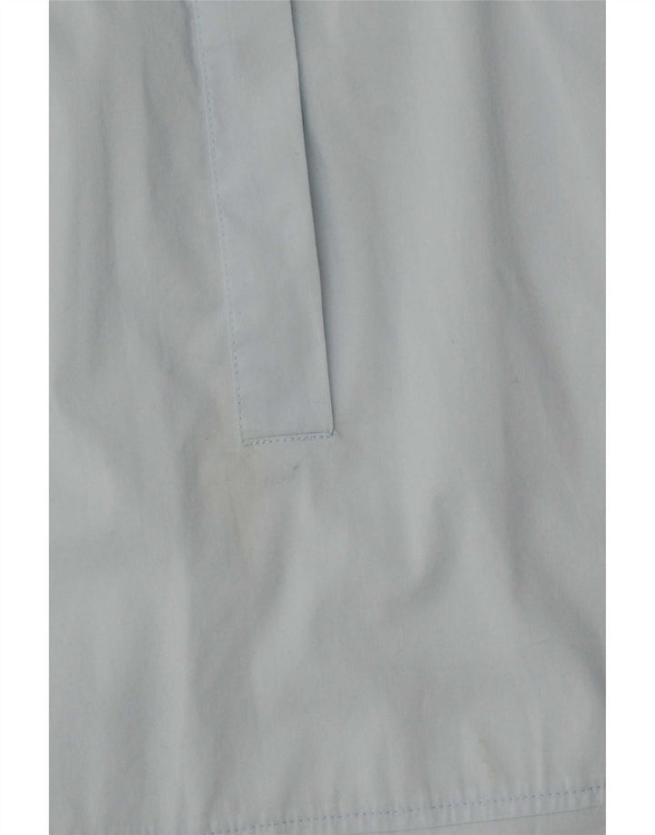 Camicia pullover oversize da donna con maniche a 3/4 Benetton UK 10 Small in cotone blu