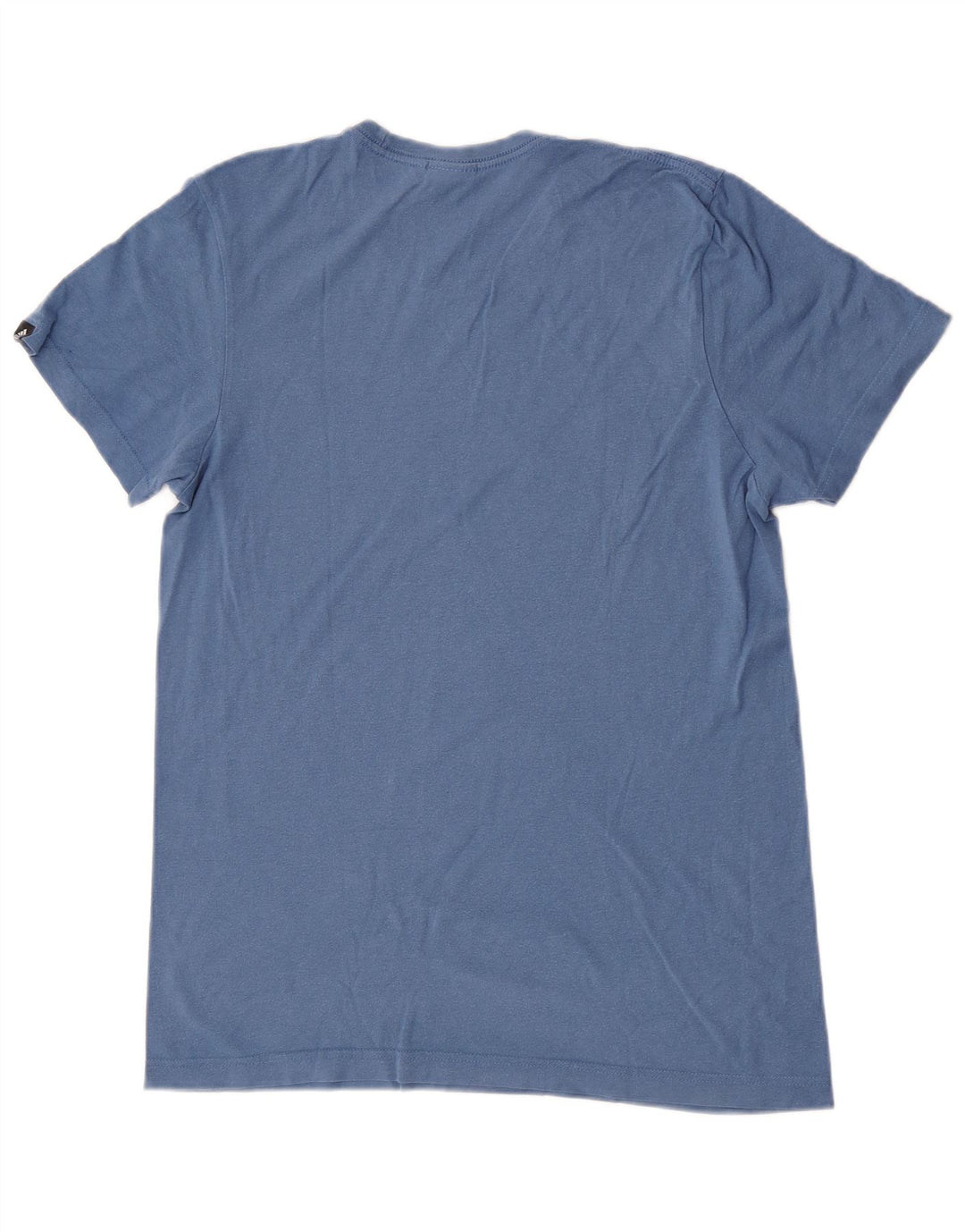 T-shirt grafica da uomo Adidas Top piccola in cotone blu