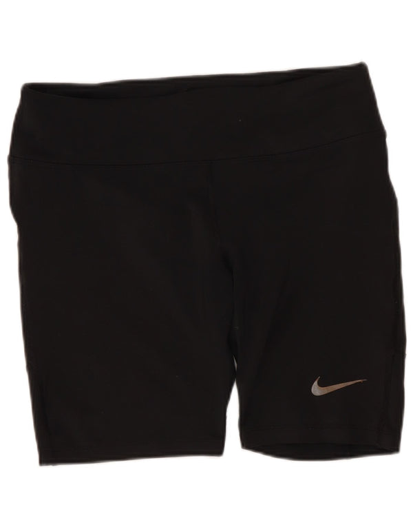 Pantaloncini sportivi Nike da donna Dri Fit UK 12 medio nero poliestere