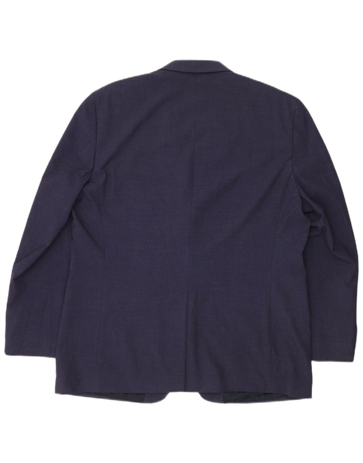 Giacca blazer da uomo a 2 bottoni CHAPS UK 46 3XL poliestere blu navy