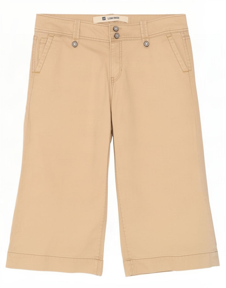 Gap Bermuda da donna a vita bassa US 6 Medium W32 Cotone Beige