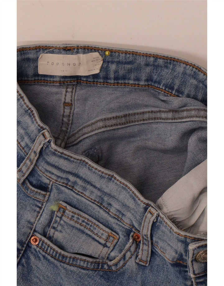 Jeans skinny effetto consumato da donna Topshop W24 L25 Blu