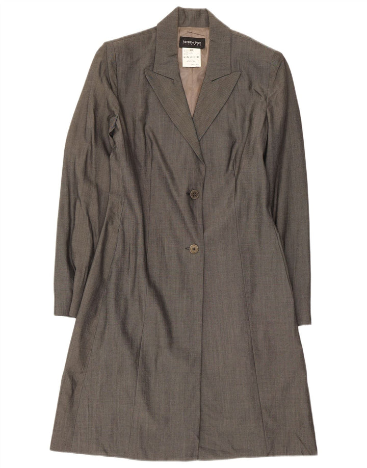 PATRIZIA PEPE Cappotto Donna IT 40 Small Grigio Viscosa