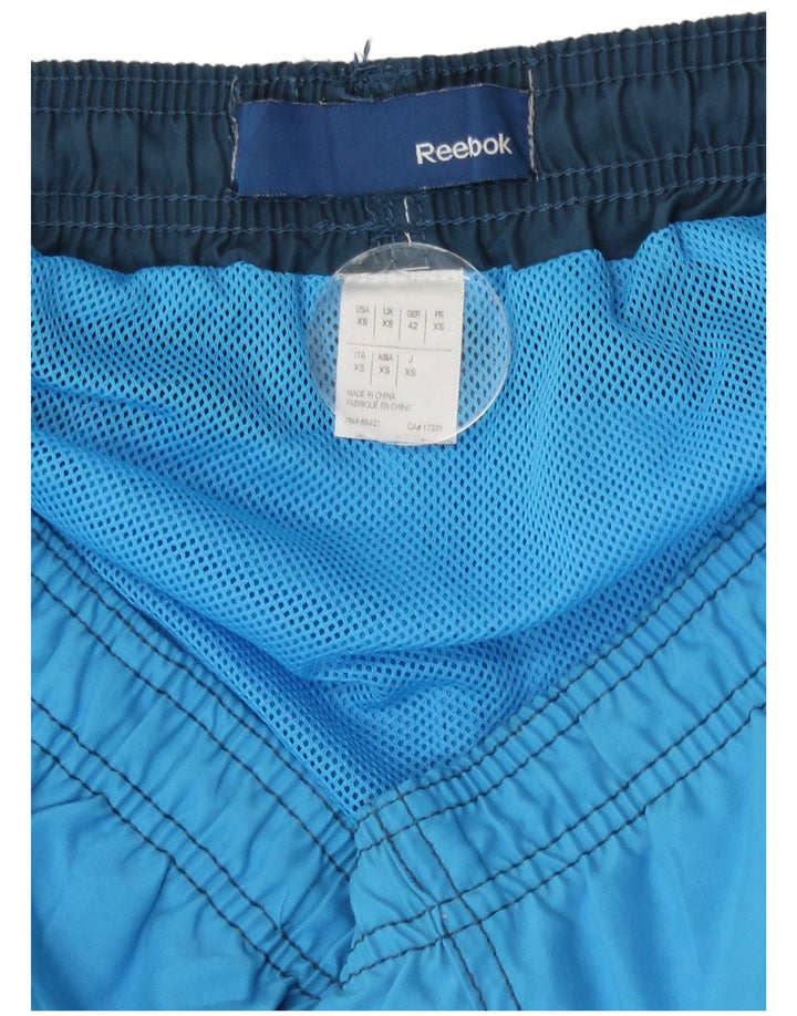 Pantaloncini sportivi Reebok da uomo con grafica XS Blu Colourblock