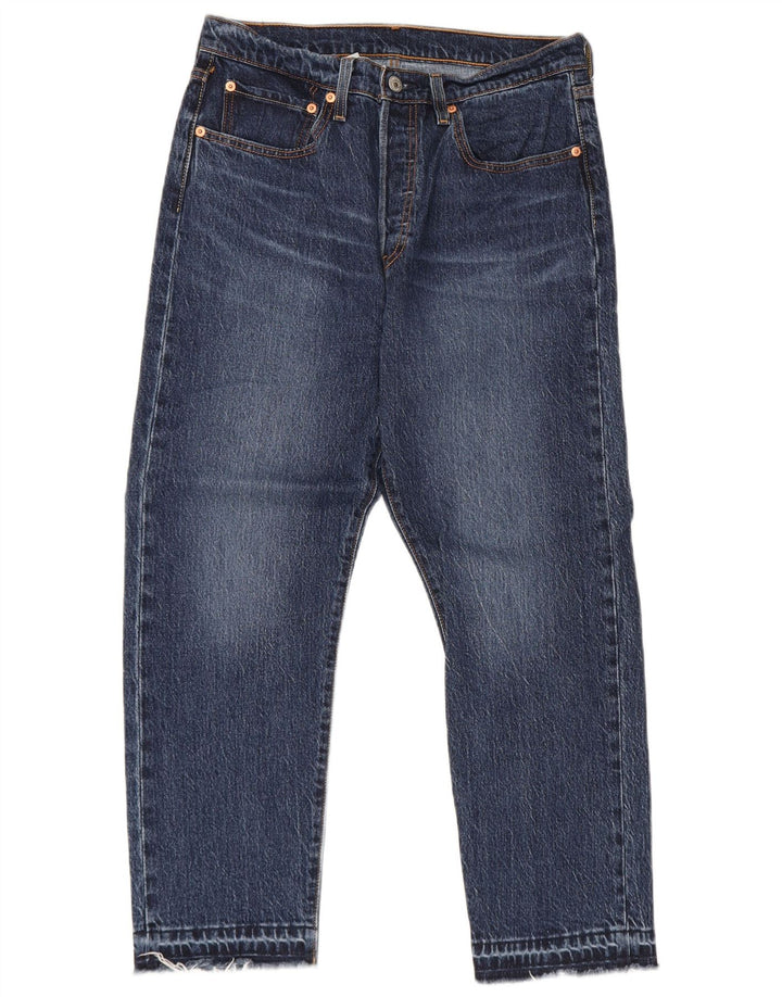 Jeans Levi's Uomo 501 Cropped W30 L26 Cotone Blu
