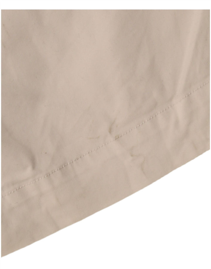 TOMMY HILFIGER Pantaloncini chino da donna W26 piccoli in cotone bianco sporco