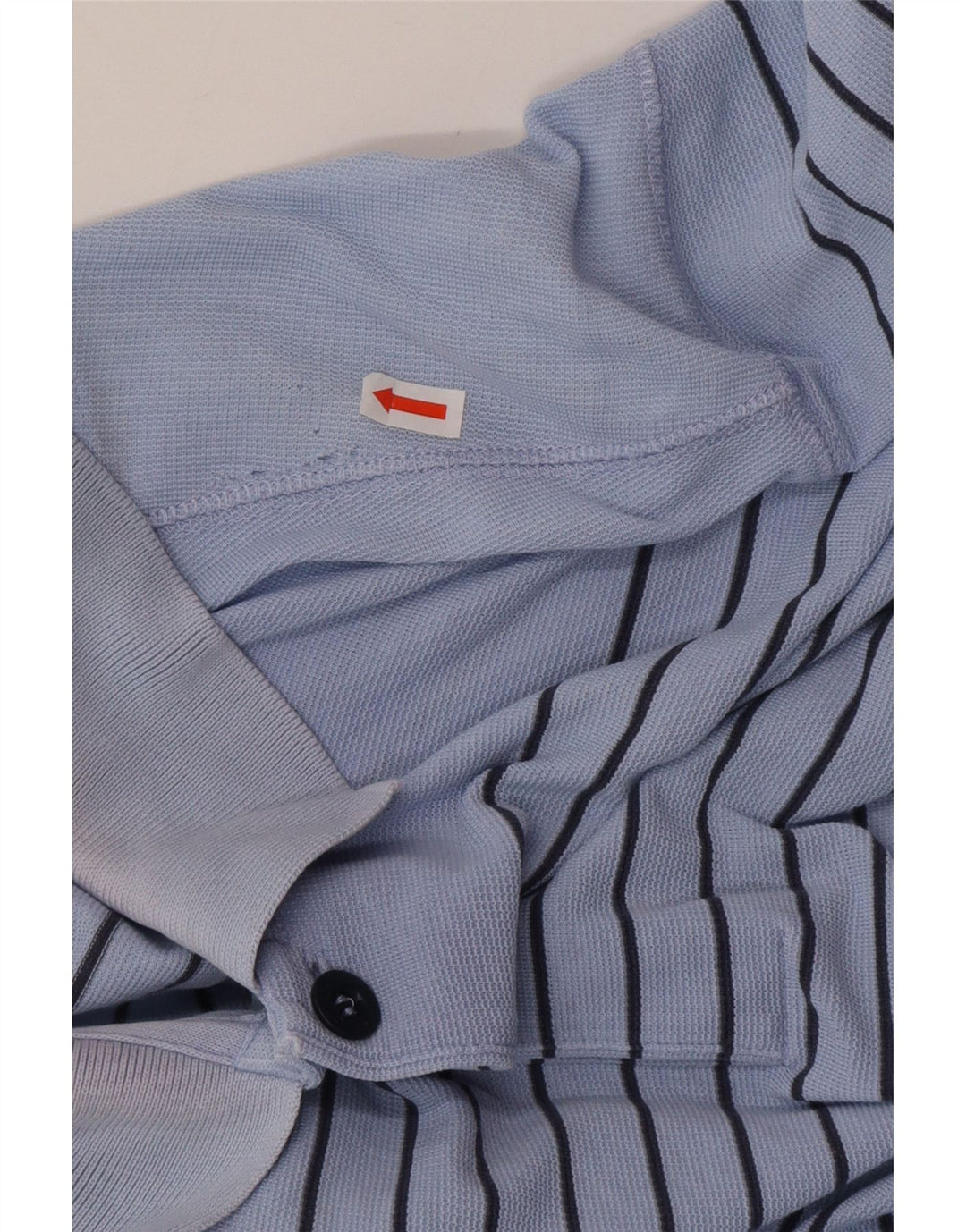 Polo da uomo Hugo Boss in cotone a righe grandi blu