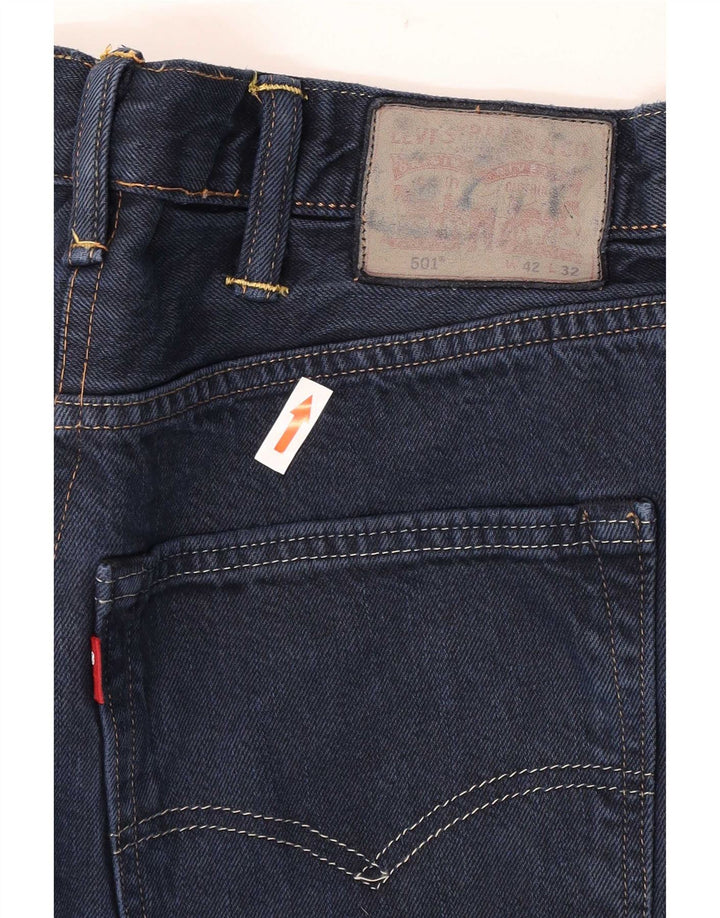 Levi's Uomo 501 Jeans dritti W42 L32 Blu Navy
