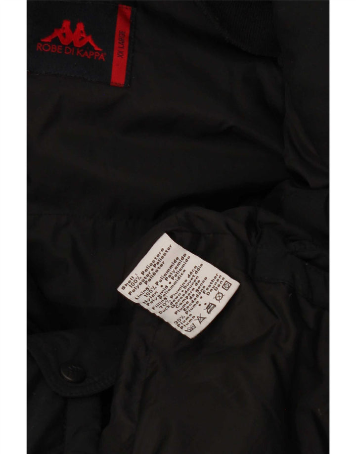 Cappotto imbottito da uomo Kappa UK 44 2XL Poliestere nero