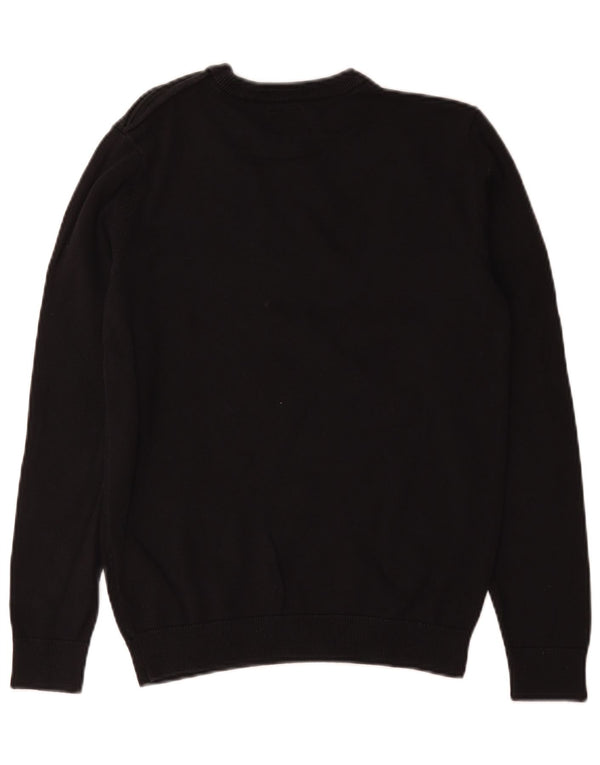 Maglione maglione girocollo da ragazzo Guess 12-13 anni XS color block nero